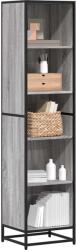 vidaXL Biblioteca, gri sonoma, 40x35x170, 5 cm, lemn prelucrat GartenMobel Dekor (849142) Biblioteca