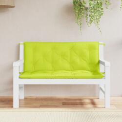 vidaXL Perne banca de gradina 2 buc. , verde aprins, tesatura oxford GartenMobel Dekor (361689)