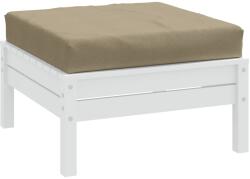 vidaXL Perna pentru paleti, melanj gri taupe, 60x60x10 cm, textil GartenMobel Dekor (4002671)