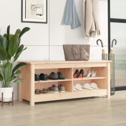 vidaXL Banca pentru pantofi, 110x38x45, 5 cm, lemn masiv de pin GartenMobel Dekor (813774) Pantofar