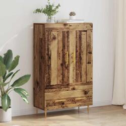vidaXL Bufet cu sertar Lemn Vechi 69, 5 x 31 x 115 cm Lemn compozit GartenMobel Dekor (882559) Comoda