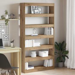 vidaXL Dulap pentru carti Stejar Artizanal 100 x 30 x 198 cm GartenMobel Dekor (3333931) Biblioteca