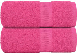 vidaXL Prosoape cu sapun 2 buc roz 30x30 cm 360 g/m2 100% bumbac GartenMobel Dekor (137040) Prosop