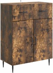 vidaXL Bufet Stejar fumuriu 66 x 34, 5 x 89, 5 cm Lemn prelucrat GartenMobel Dekor (894870) Comoda