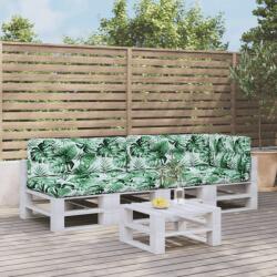 vidaXL Perne de paleti, 5 buc. , model cu frunze, material textil GartenMobel Dekor (3217142)
