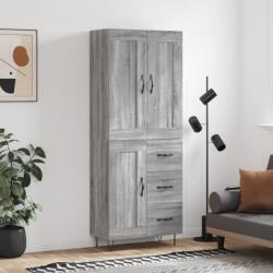 vidaXL Dulap înalt, gri sonoma, 69, 5x34x180 cm, lemn compozit GartenMobel Dekor (3200039) Comoda