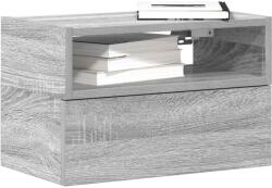 vidaXL Noptiere de perete, 2 buc. , sonoma gri, 45x26x28, 5 cm GartenMobel Dekor (858607)