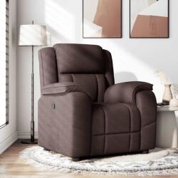 vidaXL Fotoliu rabatabil, maro închis, material textil GartenMobel Dekor (4015705)
