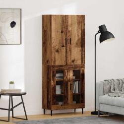vidaXL Bufet Pe perete Lemn vechi 69, 5 x 34 x 180 cm Lemn compozit GartenMobel Dekor (3403183) Comoda