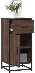 vidaXL Dulap, stejar maro, 35, 5x35x76 cm, lemn prelucrat si metal GartenMobel Dekor (848963) Comoda