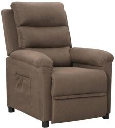 vidaXL Fotoliu rabatabil, gri taupe, material textil GartenMobel Dekor (342347)