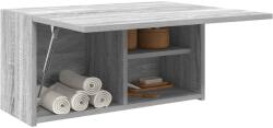 vidaXL Dulap perete baie, gri sonoma, 60x25x30 cm, lemn prelucrat GartenMobel Dekor (860063)
