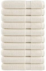 vidaXL Prosoape de sauna premium SOLUND 10 buc. crem 80x200 cm 600 gsm GartenMobel Dekor (137484) Prosop