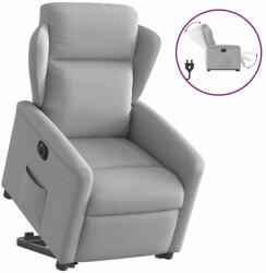 vidaXL Scaun reclinabil electric, tesatura gri nor GartenMobel Dekor (3303163)