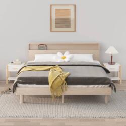 vidaXL Noptiere, 2 buc. , alb, 42x38x45 cm, lemn prelucrat GartenMobel Dekor (345655)