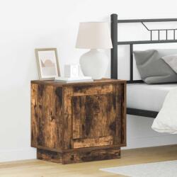 vidaXL Set 2 noptiere stejar afumat, 44 x 34, 5 x 45 cm, design modern (869571)