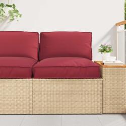vidaXL Set de perne pentru palet 2 pcs Crem Material Oxford GartenMobel Dekor (3329071)