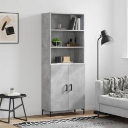 vidaXL Dulap înalt, gri beton, 69, 5x34x180, lemn compozit GartenMobel Dekor (3189257) Comoda