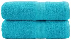 vidaXL Prosoape de baie premium SOLUND, 2 buc. , turcoaz, 30x30 cm, 600 g/m2 GartenMobel Dekor (137443) Prosop