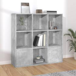 vidaXL Biblioteca, gri beton, 98x30x98 cm, lemn compozit GartenMobel Dekor (801120) Biblioteca