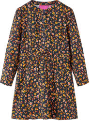 vidaXL Rochie pentru copii cu maneci lungi, bleumarin, 116 GartenMobel Dekor (13951)