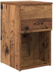 vidaXL Dulap de pat Lemn vechi 29 x 31, 5 x 49 cm Lemn prelucrat GartenMobel Dekor (8001109)