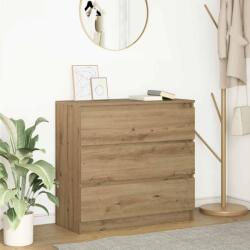 vidaXL Bufeta Stejar Artisan 80x35x76 cm Lemn prelucrat GartenMobel Dekor (861741) Comoda