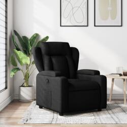 vidaXL Fotoliu rabatabil, negru, material textil GartenMobel Dekor (372405)
