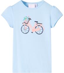 vidaXL Tricou pentru copii, albastru deschis, 116 GartenMobel Dekor (11076)