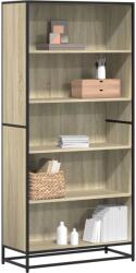 vidaXL Biblioteca, stejar sonoma, 80, 5x35x170, 5 cm, lemn prelucrat GartenMobel Dekor (3300856) Biblioteca