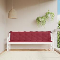 vidaXL Perne banca de gradina 2 buc. , rosu vin, tesatura oxford GartenMobel Dekor (361744)