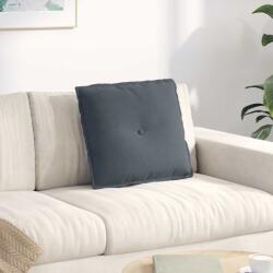 vidaXL Perna pentru spate Gri închis 50 x 45 cm Tesatura din corduroy GartenMobel Dekor (42014633)