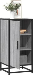 vidaXL Dulap, gri sonoma, 35, 5x35x76 cm, lemn prelucrat si metal GartenMobel Dekor (848942) Comoda