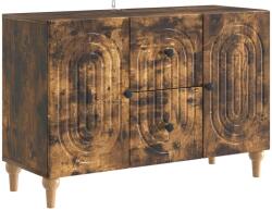 vidaXL Cabinet TV Stejar fumuriu 89 x 34, 5 x 60 cm Lemn prelucrat GartenMobel Dekor (894200) Comoda