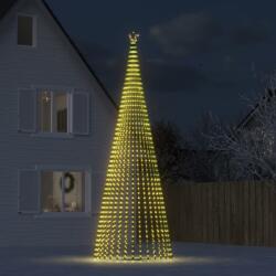 vidaXL Pom de Craciun LED 1544 LED-uri Alb Cald 500 cm GartenMobel Dekor (358072)