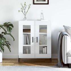 vidaXL Servanta, alb extralucios, 69, 5x34x90 cm, lemn compozit GartenMobel Dekor (827798) Comoda