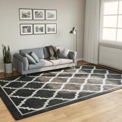 vidaXL Covor lavabil, alb si negru, 190x300 cm, anti-alunecare GartenMobel Dekor (136607) Covor