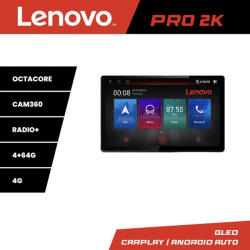 Lenovo Navigatie Android 13 inch 2K Lenovo Pro 4+64 pentru Ford Focus 4 si Kuga (KIT-focus4+PRO-2K-13-4+64+KIT-10-9)