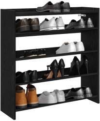 vidaXL Pantofar, negru, 80x25x81 cm, lemn prelucrat GartenMobel Dekor (859906) Pantofar