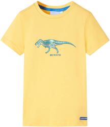 vidaXL Tricou pentru copii, ocru deschis, 104 GartenMobel Dekor (11735)