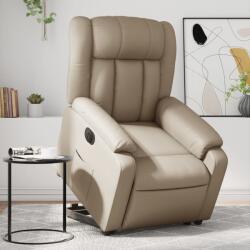 vidaXL Fotoliu rabatabil electric cu ridicare, cappuccino GartenMobel Dekor (3205284)