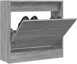 vidaXL Pantofar, gri sonoma, 60x21x57 cm, lemn prelucrat GartenMobel Dekor (839887) Pantofar