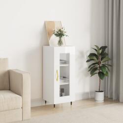 vidaXL Servanta, alb extralucios, 34, 5x34x90 cm, lemn compozit GartenMobel Dekor (828774) Comoda