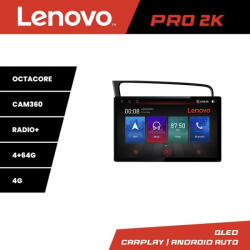 Lenovo Navigatie Android Lenovo PRO 2K 13 inch 4+64GB 4G pentru VW Golf 7 (KIT-491+PRO-2K-13-4+64+KIT-10-9)