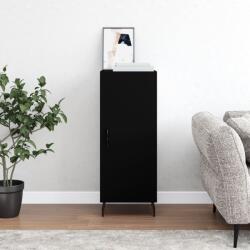 vidaXL Servanta, negru, 34, 5x34x90 cm, lemn compozit GartenMobel Dekor (828557) Comoda