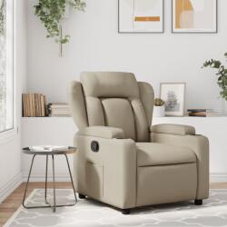 vidaXL Fotoliu rabatabil, cappuccino, piele ecologica GartenMobel Dekor (372433)