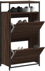 vidaXL Pantofar, stejar maro, 60x34x112 cm, lemn compozit GartenMobel Dekor (840033) Pantofar