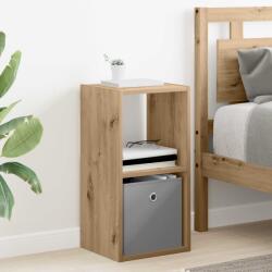 vidaXL Noptiera Stejar Artizanal 30, 5 x 27 x 59, 5 cm Lemn compozit GartenMobel Dekor (8000626)