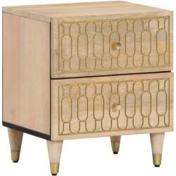 vidaXL Noptiere, 2 buc. , 40x33x46 cm, lemn masiv de acacia GartenMobel Dekor (358247)