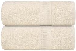vidaXL Prosoape de sapun 2 buc crema 30x30 cm 360 g/m2 100% bumbac GartenMobel Dekor (136992) Prosop